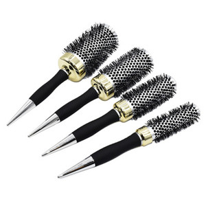 <span class=keywords><strong>Cepillo</strong></span> de Pelo Térmico de Cerámica Iónica Redondo para Peinar, Secar y Estilizar el Cabello en Salones de Belleza - Product Image 1