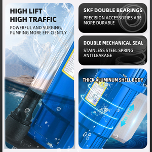 <span class=keywords><strong>Pompe</strong></span> submersible industrielle compacte 1 CV 50/60 Hz à haute pression <span class=keywords><strong>pour</strong></span> transfert d'eau de puits, <span class=keywords><strong>piscine</strong></span> et étang - Product Image 3