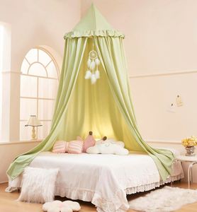 Mosquitero Colgante Redondo Tipo Domo Personalizado de Fábrica para Cama Infantil con Decoración de Habitación de Princesa - Product Image 1