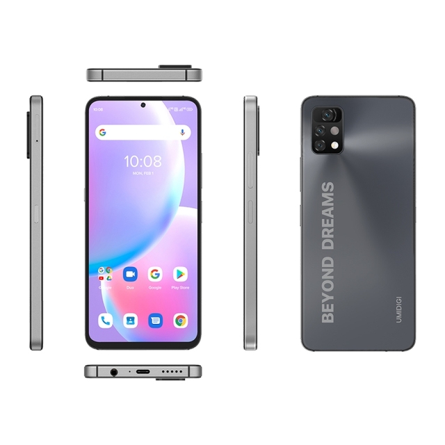 Original UMIDIGI A11 Pro Max Mobile Phones 24MP Selfie Camera 8GB+128GB Big RAM/ROM 6.8" FHD+ Cellphone
