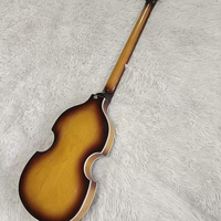 Guitare basse violon HF-01 de haute qualité à quatre cordes, manche en érable, touche en palissandre, finition polie