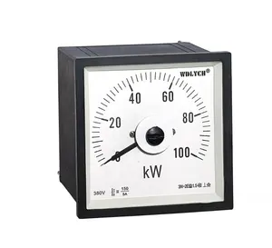 380V 150/5A Analogue Power Meter Analog KW Meter With 4.-20ma Transducing Output Factory Price