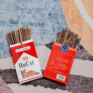 Cat Smoke Chew Sticks <b>Woody</b> Smartweed Catnip Freshens Breath Indoor Pet <b>Toy</b> For Cats - Product Image 1