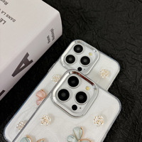 Protection de Style de mode papillon 3D couvertures arrière coque de téléphone pour Redmi Note 10 11 Pro Poco X4 coque de caméra en métal