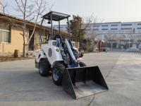 Chargeuse sur pneus HAIJU HJ620E à batterie, zéro émission, très faible bruit, ROPS FOPS, flèche télescopique pour l'agriculture et le bâtiment