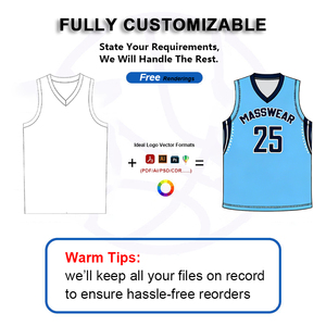 Premium op maat gemaakte bedrukte basketbaluniformen met gestroomlijnd paneelontwerp, dynamische pasvorm, ademend, vochtregulerend, 50+ wasbeurten - Product Image 2