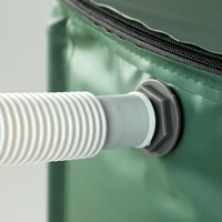 Bâche en PVC pliable Baolong pour la récupération d'eau de pluie, capacité 100L-1000L, diamètre 60x80cm, MOQ 500 pièces, fabriqué en Chine