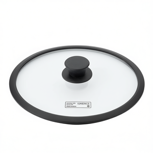 Glass Lid With Silicone Rim And Steam Vent 24 Cm For <b>Cookware</b> - Product Image 2