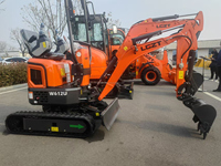 Excavator Mini Teleskopik LGZT W612U 1 Ton Baru dengan Mesin Yanmar Bersertifikasi CE Emisi Euro V Efisiensi Tinggi Bucket 0.03m3