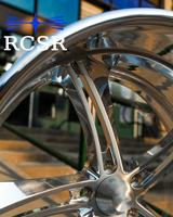 Nouvelles jantes RCSR Deep Dish Reverse Lip 18-22 26 24 pouces, finition brossée et polie, roues personnalisées pour Chevrolet Cutlass