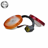 Pour camion minier Sinotruk HOWO MT86, feu arrière combiné 4130000617, lampe ronde ambre rouge, pièces détachées automobiles, vente en gros Chine