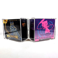 Boîte de protection ETB en acrylique transparent pour présentation et rangement de cartes à collectionner, boîte de présentation pour collectionneur