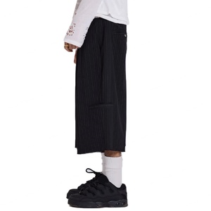 Pantalones Cortos Bermuda para Hombre, a Rayas, Holgados, Plisados, Cómodos, Casuales, Clásicos, de Alta Calidad, al por Mayor - Product Image 3