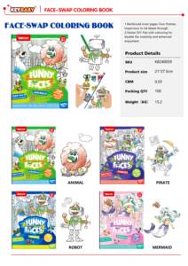 Libro <span class=keywords><strong>de</strong></span> Pegatinas <span class=keywords><strong>de</strong></span> Animales y Robots Personalizado <span class=keywords><strong>de</strong></span> Fábrica para Niños, Libro para Colorear con <span class=keywords><strong>Caras</strong></span> Divertidas, Servicio <span class=keywords><strong>de</strong></span> Impresión - Product Image 2