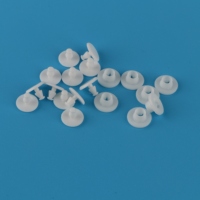 Boutons à pression en plastique de haute qualité en 2 parties, attaches pour bracelets, fermoirs, verrous de bracelet en plastique pour l'identification médicale