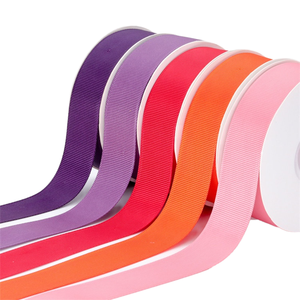 Cinta de grogrén Gordon al por mayor, paquete de regalo de 1 pulgada, cinta de grogrén de poliéster colorida, accesorios para ropa, cintas de grogrén - Product Image 1