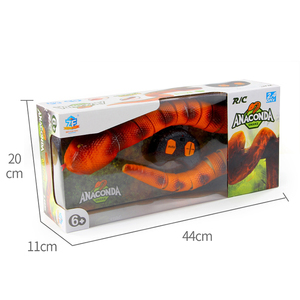 JiaHuiFeng 2021, Venta Caliente al por Mayor, <span class=keywords><strong>Serpiente</strong></span> de Juguete de Plástico con Control Remoto de 2.4Ghz, <span class=keywords><strong>Boa</strong></span> Constrictora Flexible, Regalo de Broma, Truco - Product Image 6