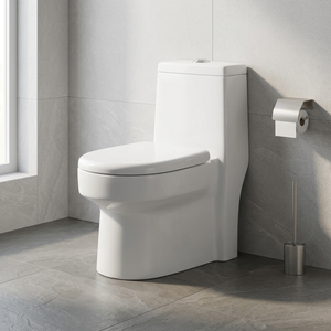 Wolf WC Sanitary Ware Soft Seat Cover WC Sièges de toilette monobloc S ou P Trap Sanitary Ware Toilette monobloc d'usine indienne - Product Image 1