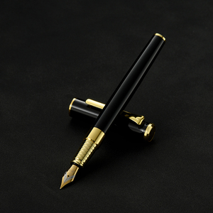 Nueva Pluma Estilográfica 2021 en Oferta, Precio de Fábrica, Metal de Alta Calidad con Portaplumas, <span class=keywords><strong>Punta</strong></span> Recta Negra, <span class=keywords><strong>Punta</strong></span> Curva, <span class=keywords><strong>Punta</strong></span> Extrafina - Product Image 2
