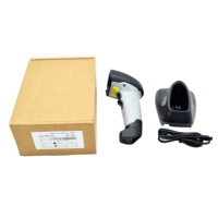 Escáner de código de barras 2D inalámbrico con batería recargable, 3 en 1, escáner de código QR BT con soporte de base