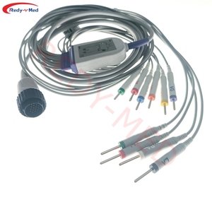 Câble EKG REDY-MED compatible Cardioline Delta 30/Delta 30D/Delta 60/Delta 60 Plus à 10 brins en TPU, longueur 3,6 m, certifié CE Classe I - Product Image 2