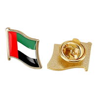 Broches personnalisées en métal avec drapeaux de pays, impression par transfert thermique, carte du pays pour la publicité de mode