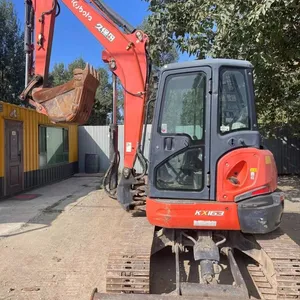 Mini kuexcavator ekskavatör 6 ton KX163 ekskavatörler kudigger kazıcı KX 163 ekskavatör paletli otomasyon makinesi