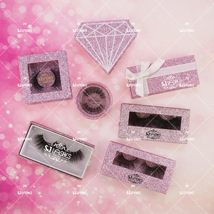 Boîte à cils vide en forme de cœur rose avec logo pour la Saint-Valentin, emballage personnalisé pour cils de 25 mm et 28 mm - Product Image 6