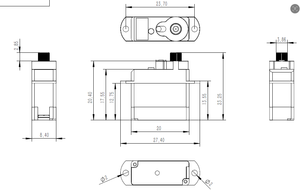 Micro Servo Digital DA-S037 de 4.6g, Engranaje de Aluminio, para Avión RC, Dron, Robot, Coche, Barco, Juguetes RC - Product Image 6