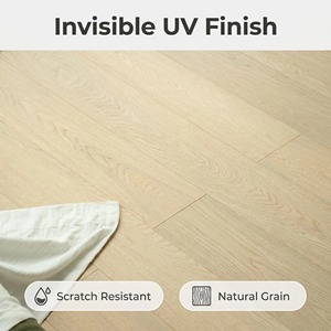 Parquet en <span class=keywords><strong>chêne</strong></span> blanc authentique avec finition mate invisible et base stable multicouche en eucalyptus et bouleau - Product Image 3