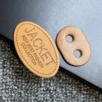 Étiquette personnalisée en cuir PU gaufré, à coudre ou thermocollante avec adhésif 3M pour jeans, sacs, vêtements et accessoires – Fournisseur OEM