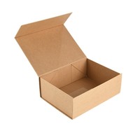 Boîte pliante personnalisable sur mesure, transfrontalière, à couvercle magnétique, design style livre, sac cadeau rigide en papier