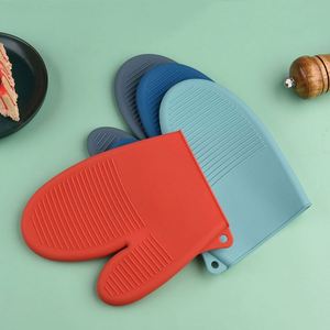 Produits de cuisine, gants de four résistants à la chaleur, gants en silicone pour la cuisine, gants en caoutchouc pour la cuisine, pour cuisiner et faire cuire - Product Image 2