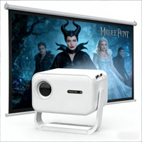 Nouveaux projecteurs publicitaires extérieurs C660 LCD Android 14.0, projecteurs intelligents Android mobiles 1080p, projecteurs mini LED 4k