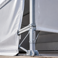Carpa para Eventos al Aire Libre de Gran Tamaño, Tipo Tubo de PVC Resistente, Impermeable y Resistente al Viento, Diseño Portátil para Ceremonias y Fiestas