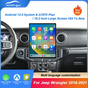 Navihua 16.2" IPS Screen Android Car Radio for Jeep Wrangler 2018-2021 <b>Auto</b> CarPlay Navigation Head Unit - Product Image 6