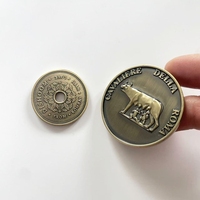 Recuerdo personalizado Monedas de recuerdo de metal 3D Monedas de desafío grabadas de aspecto antiguo de dos caras