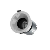 Projecteur LED COB à intensité variable pour hôtel, UGR < 10, 7W 12W 15W 18W 24W, haute luminosité, pour salon