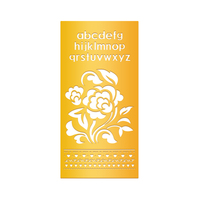 Pochoir métallique personnalisé pour décoration murale, motif de grande fleur de tournesol, modèle de dessin, pochoirs artistiques pour hommes