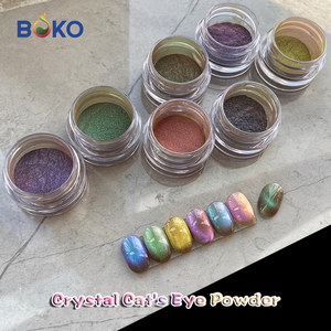 BOKO-pigmento camaleón ojo de gato para uñas, macaron polvo magnético, Serie de color <span class=keywords><strong>nude</strong></span>, venta al por mayor de fábrica - Product Image 4