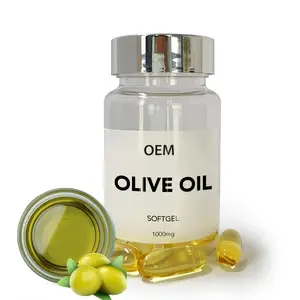 定制包装天然健康补充剂支持心血管健康冷压特级初榨橄榄油软胶囊