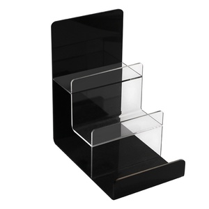 Hot Sale Factory Customized High <b>Clear</b> Multiple <b>Table</b> Mobile Phone Holder Shelf Acrylic Wallet Display Clutch Bag/Handbag Stand - Product Image 1