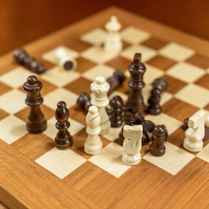 Set di <span class=keywords><strong>Scacchi</strong></span> in Legno Massello di Alta Qualità con Pezzi da <span class=keywords><strong>3</strong></span> Pollici per Bambini e Adulti - Product Image 2