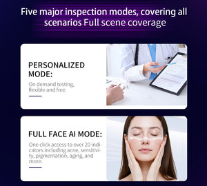 Macchina Professionale Portatile per Analisi della Pelle e dei Capelli Spa Beauty X3 Pro AI 3D con Lampada di Wood per Visualizzazione Tono della Pelle e Umidità - Prezzo 2026 - Product Image 5