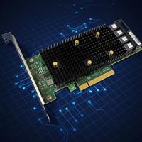 Tarjeta Controladora de Almacenamiento Broadcom 9400-16e de 16 Puertos, Externa, 12Gb/s, SAS, SATA, NVMe, Tri-Modo, HBA, PCIe 3.1 X8, al por Mayor