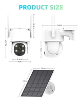 Système de caméra de sécurité solaire SZGOING AI 4MP avec vision nocturne NVR audio bidirectionnel sans fil CCTV extérieur