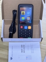 Copieur de cartes NFC RFID intelligent, programmeur de clonage, 125KHz/13.56MHz ISO 14443A 0-3m, lecteur-graveur portable de contrôle d'accès