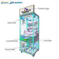 Machine de jeu d'arcade à monnayeur COOL DRAGON CD-CA004 en métal avec prise US, pour parcs d'attractions, distributeur de jouets, machine à griffes, bon marché