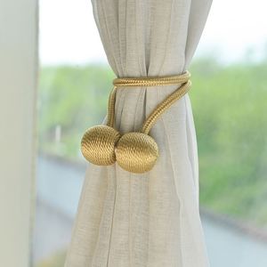 Exquisite High Quality Magnetic Curtain Tie Back Factory Produce Curtain Accessories New Design Magnetic <b>Tieback</b> - Product Image 3