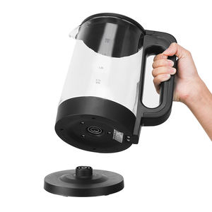 Bouilloire électrique sans fil en verre de 2 L avec arrêt automatique et fonction maintien au chaud 360° °   <span class=keywords><strong>Appareil</strong></span> de cuisine à base rotative - Product Image 3